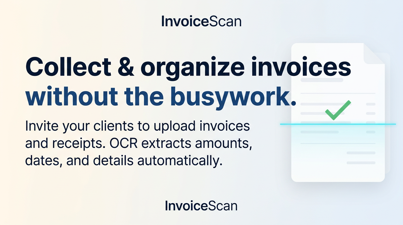 InvoiceScan — Invoice & Receipt Tracker with OCR